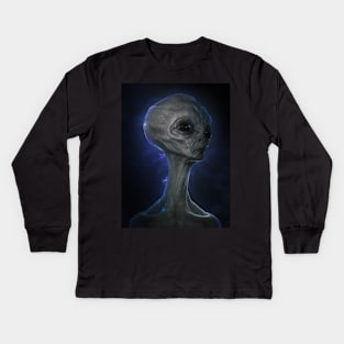 Zeta Alien Kids Long Sleeve T-Shirt